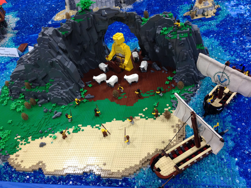 Illustration for article titled At last, The Odyssey exists in Lego, as Homer originally intended